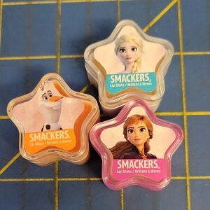 Disney Frozen Lip Shine Set of 3 New